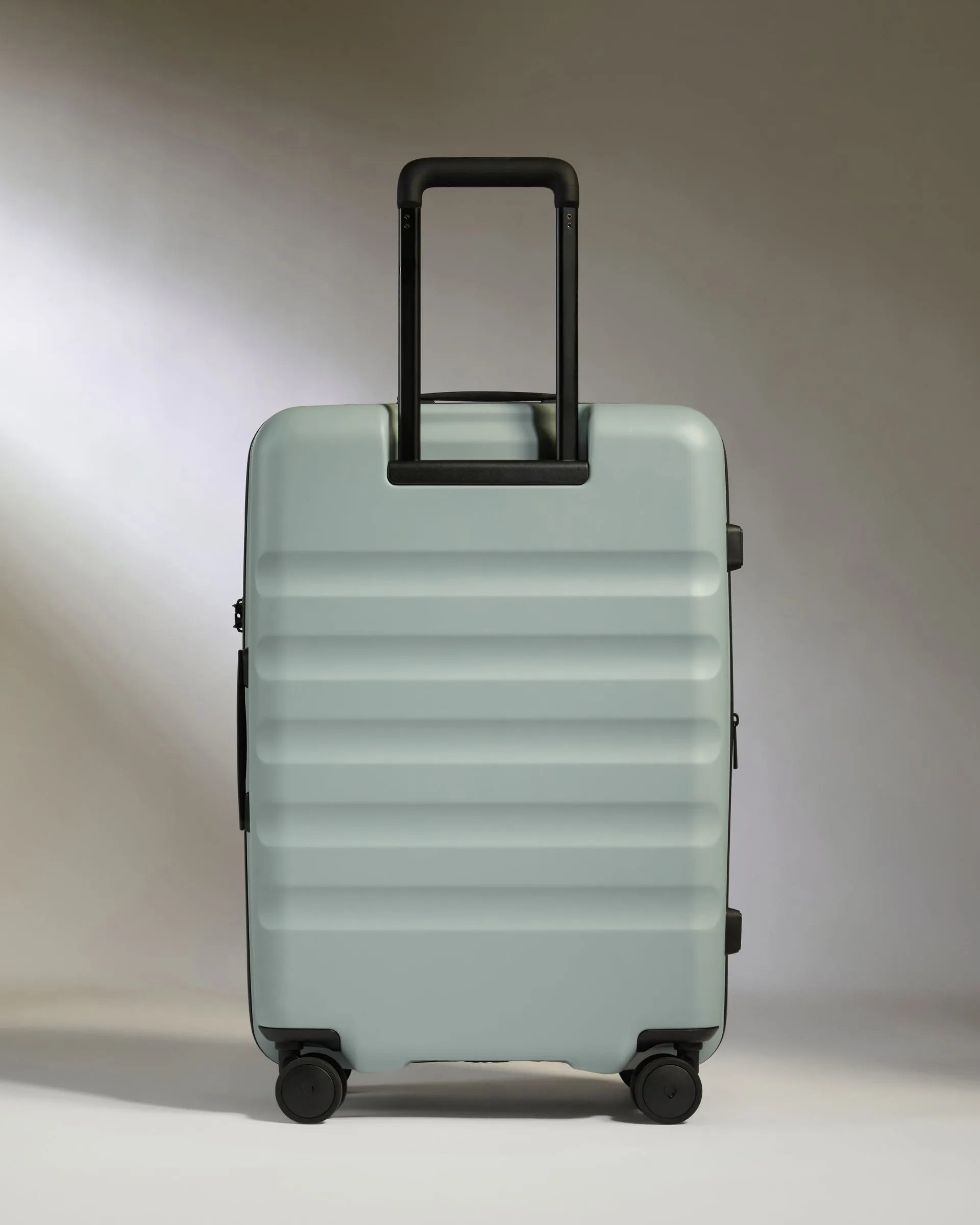 Medium Suitcase in Mist Blue - Icon Stripe