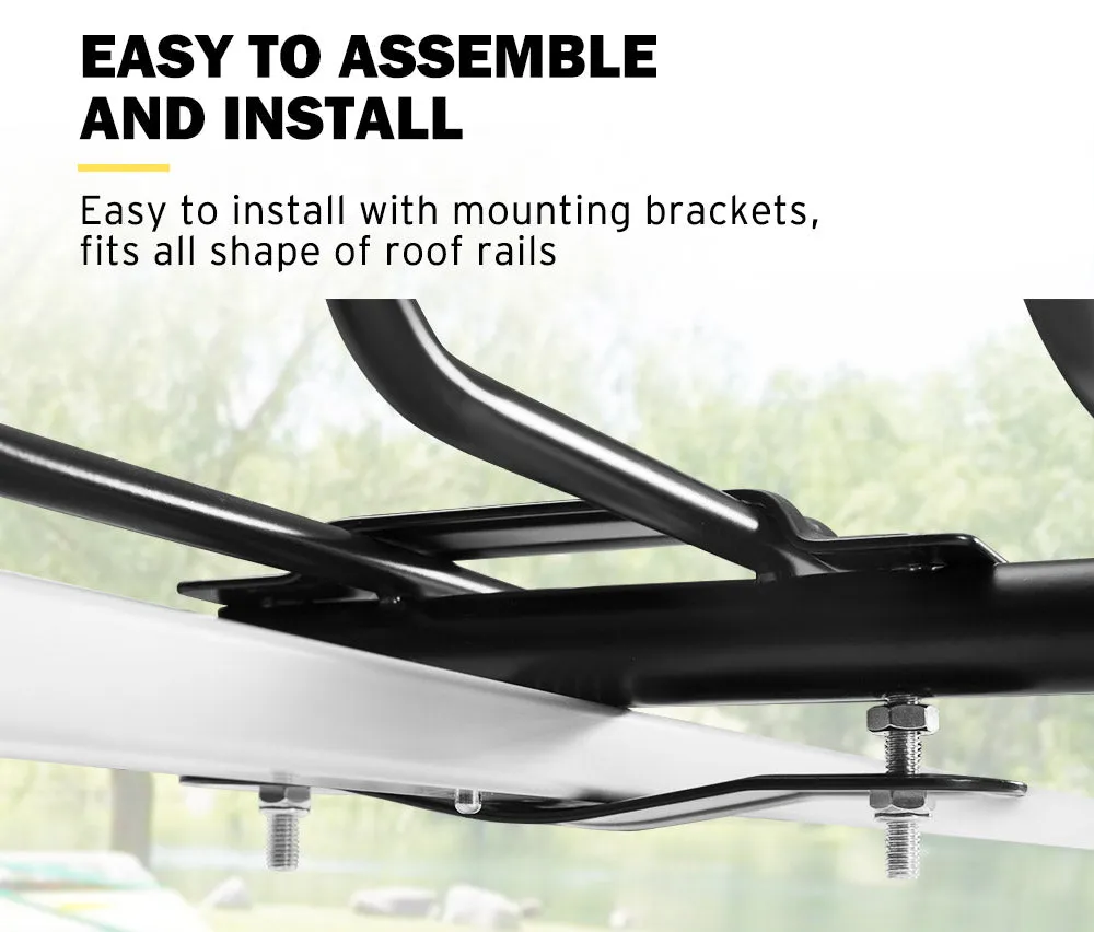 Mobi Universal Steel Roof Rack Basket Car Luggage Carrier Steel Vehicle Cargo