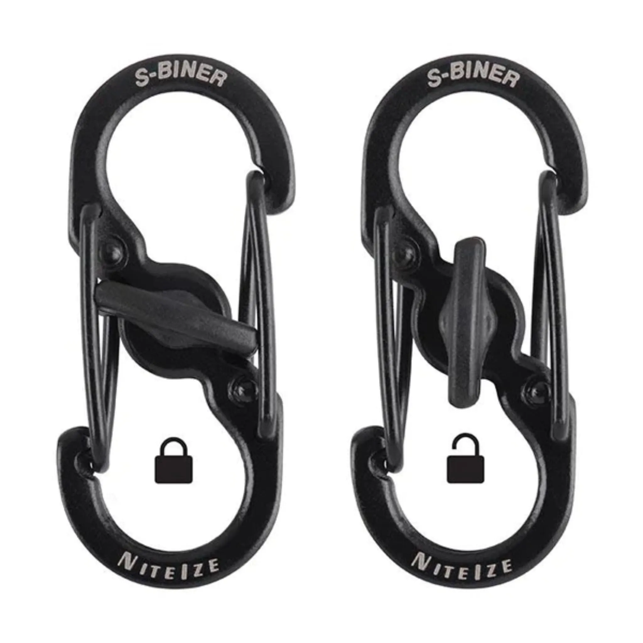 Nite Ize Microlock Steel S Biner 2 Pack