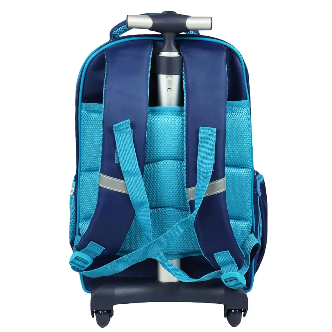 Novex Avenger Backpack with Trolly  (Blue)