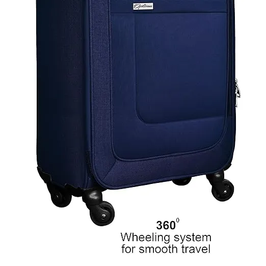 OPTIMA Prion Softside Expandable Roller Luggage (28 inch Colour -Blue)