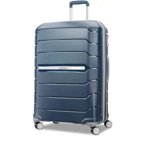 Optima Zenith Hardside Expandable with Double Spinner Wheels, Carry-On 28-Inch, Blue