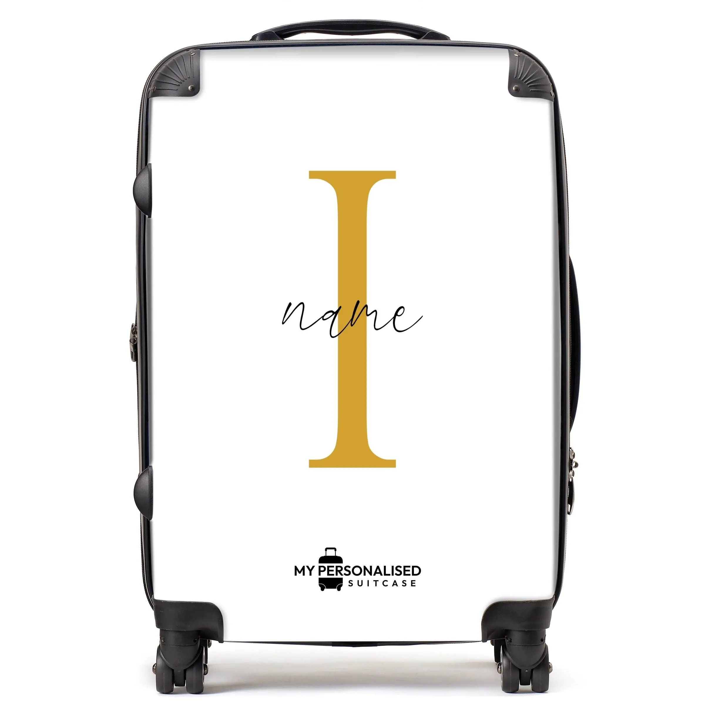 Personalised White Suitcase