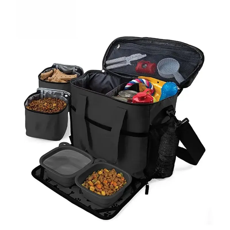 Pet Travel Bag- Portable Food & Supply Storage