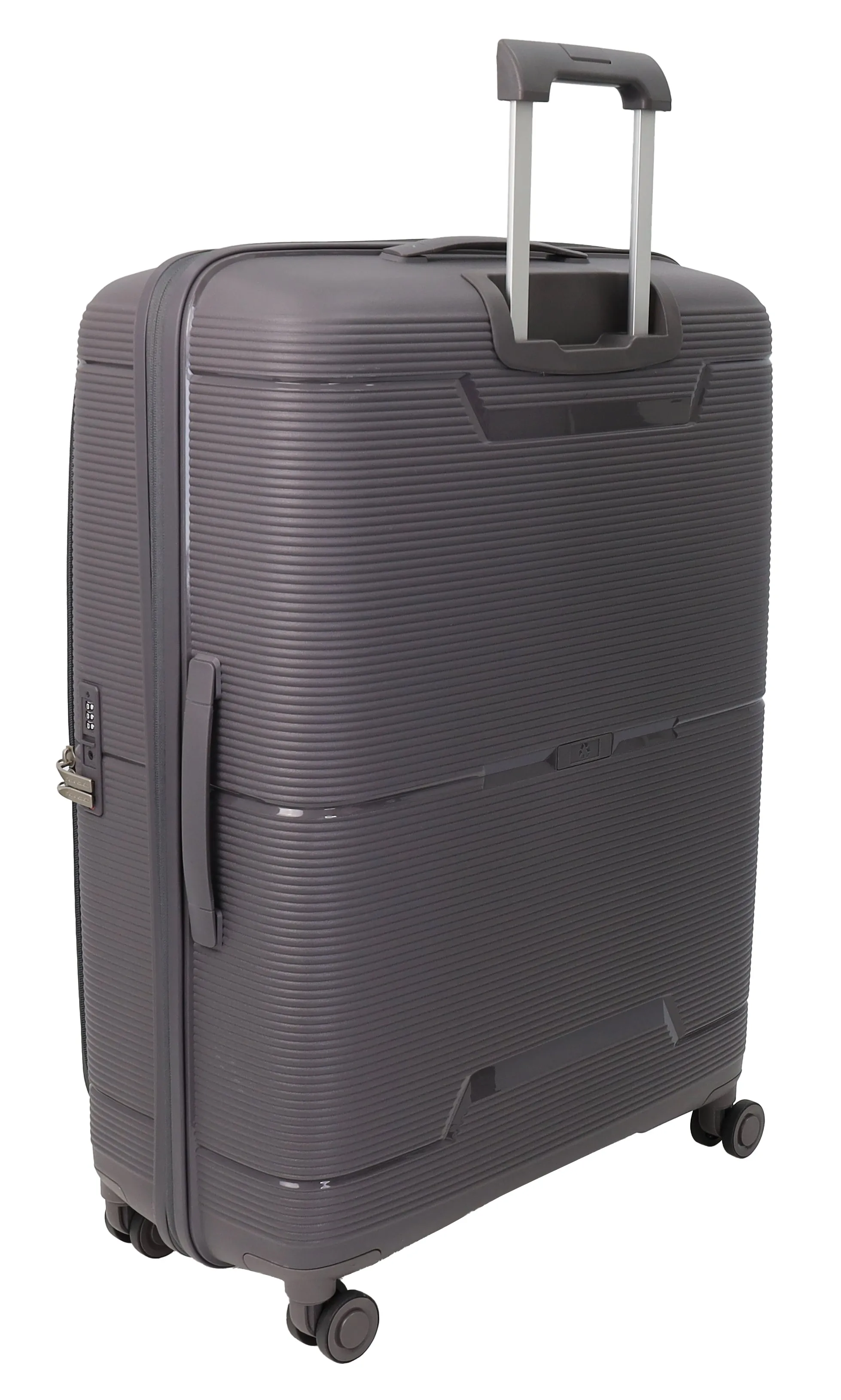 Pierre Cardin - PC3939C Front opening 54cm Cabin Hard Shell Suitcase - Graphite