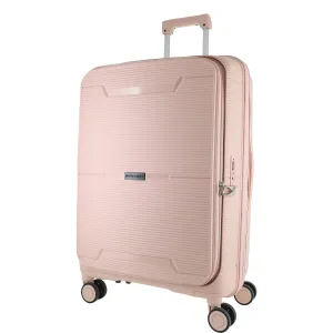 Pierre Cardin - PC3939M Front opening 69cm Medium Hard Shell Suitcase - Blush