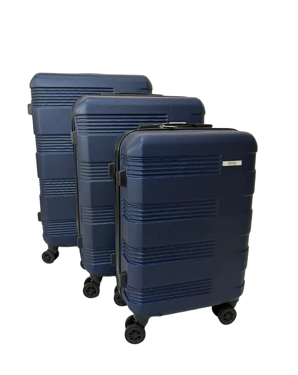 Polli ABS Hard shell Lightweight 360 Dual Spinning Wheels Combo Lock 28", 24", 20" 3 Piece Luggage Set