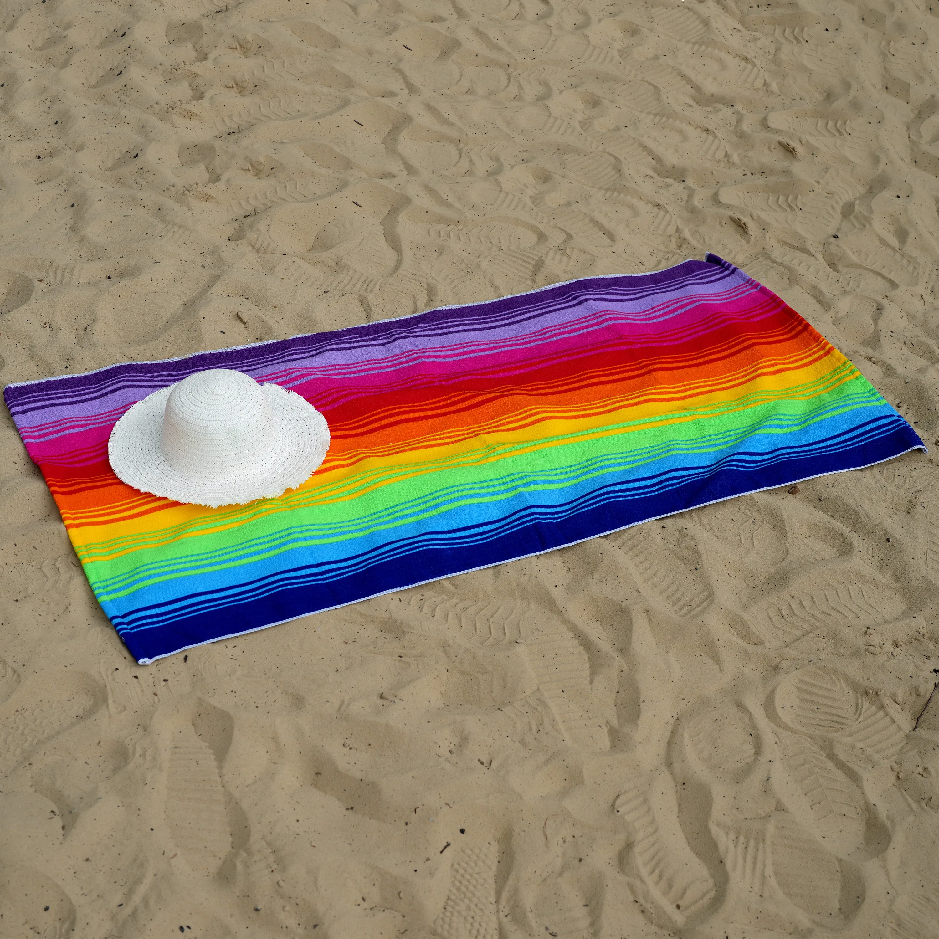 Rainbow Design Large Towel