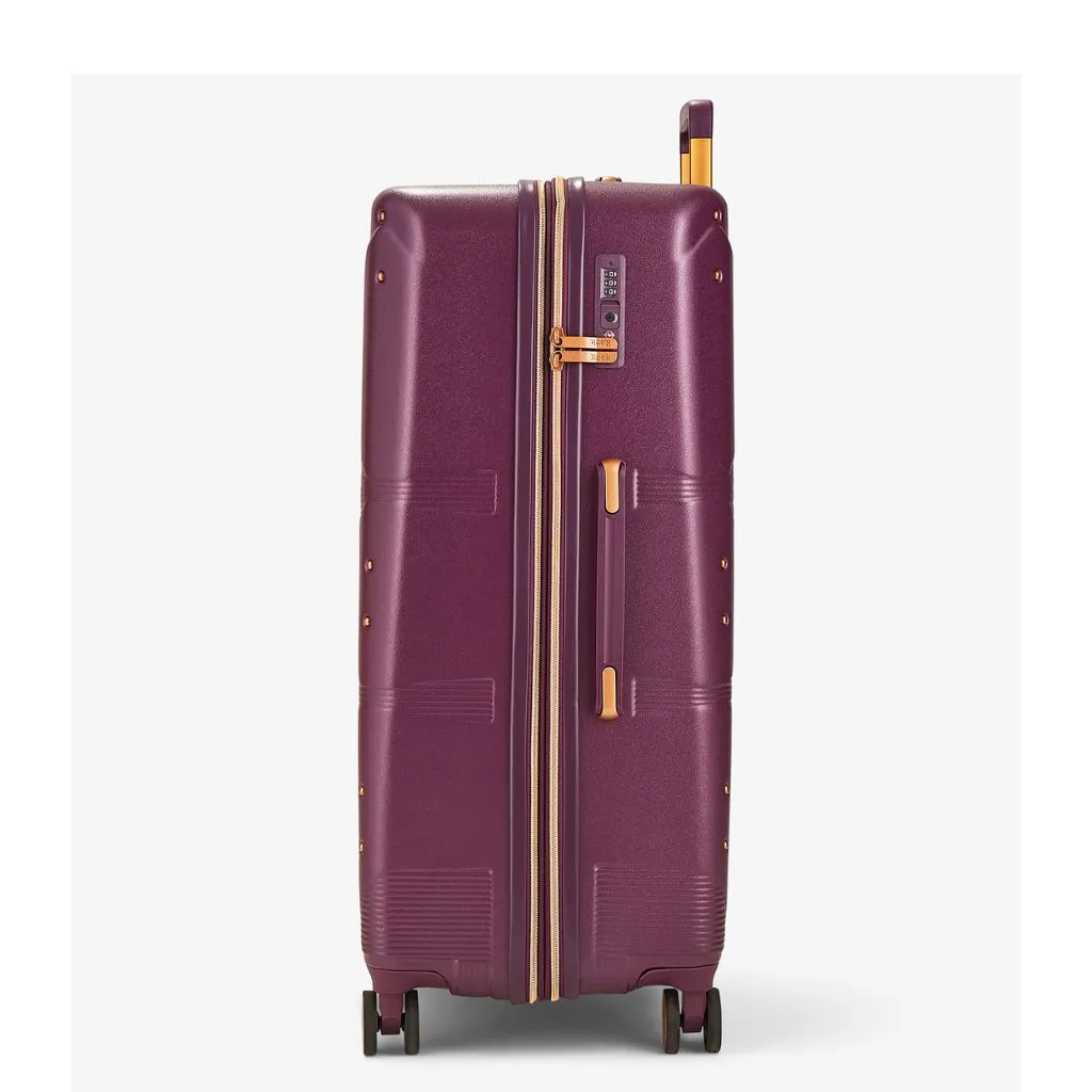 Rock Mayfair 77cm Large Hardsided Exp Luggage - Purple