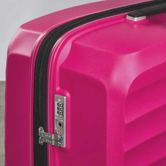 Rock Sunwave Expandable Spinner Large Suitcase 79cm - Pink