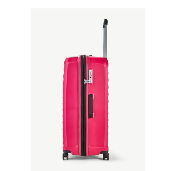 Rock Sunwave Expandable Spinner Large Suitcase 79cm - Pink