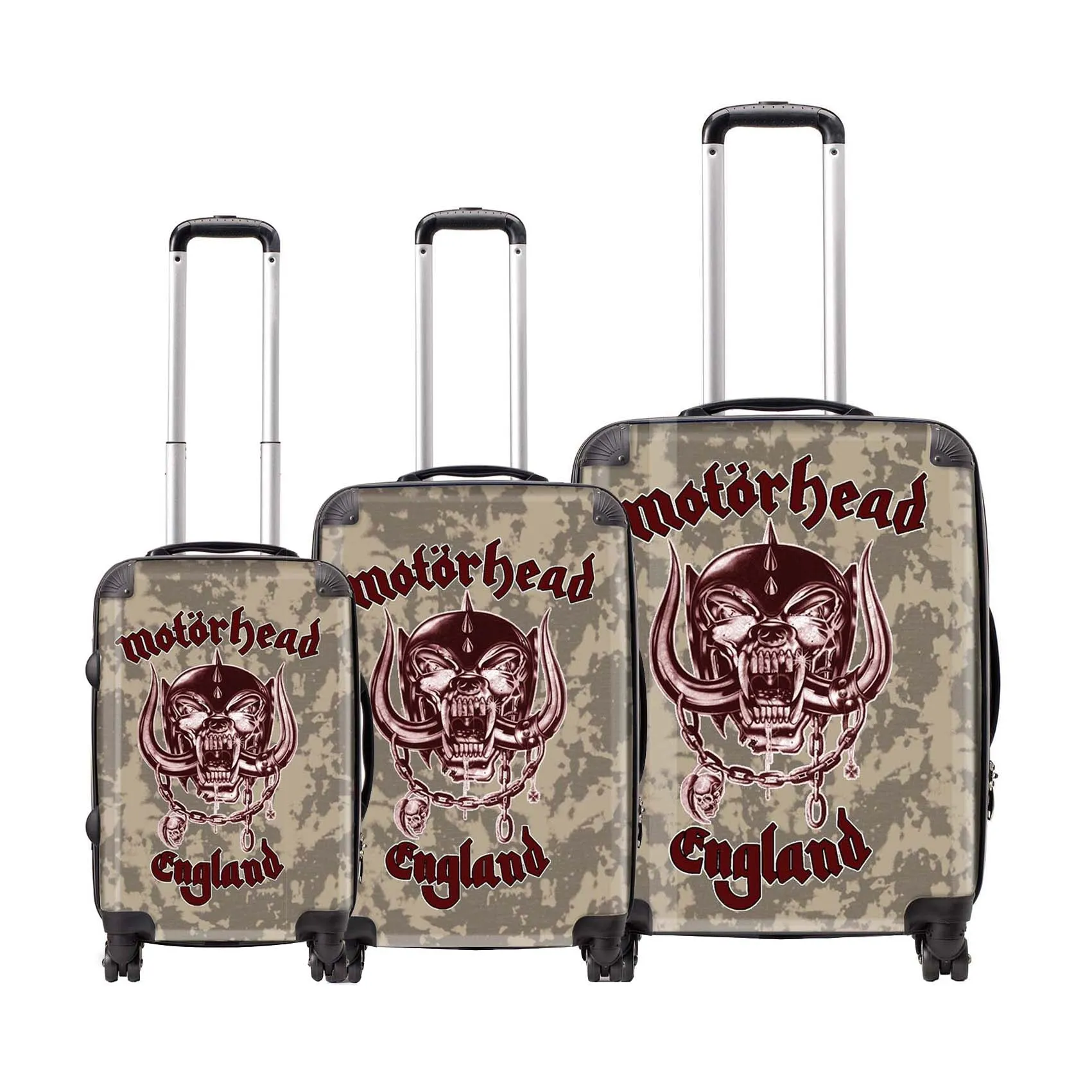 Rocksax Motorhead  Travel Bag Luggage - England White