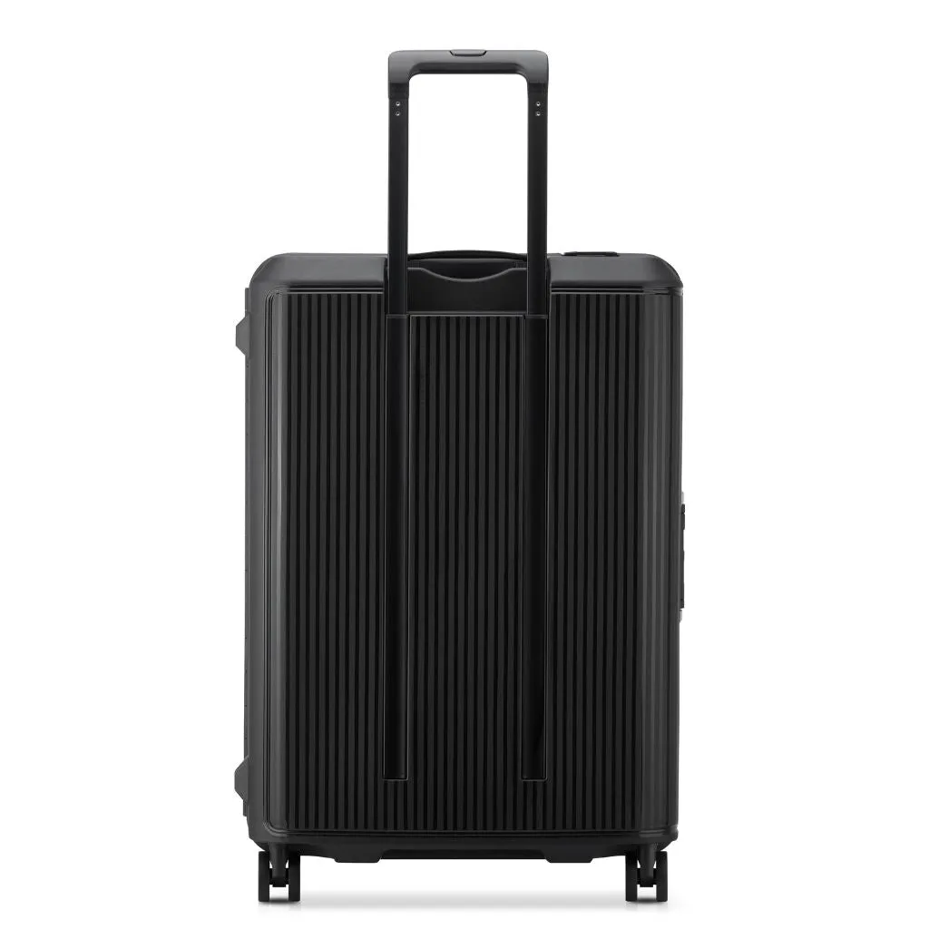 Securitech By Delsey Stone 66cm Medium Hardsided Luggage Black