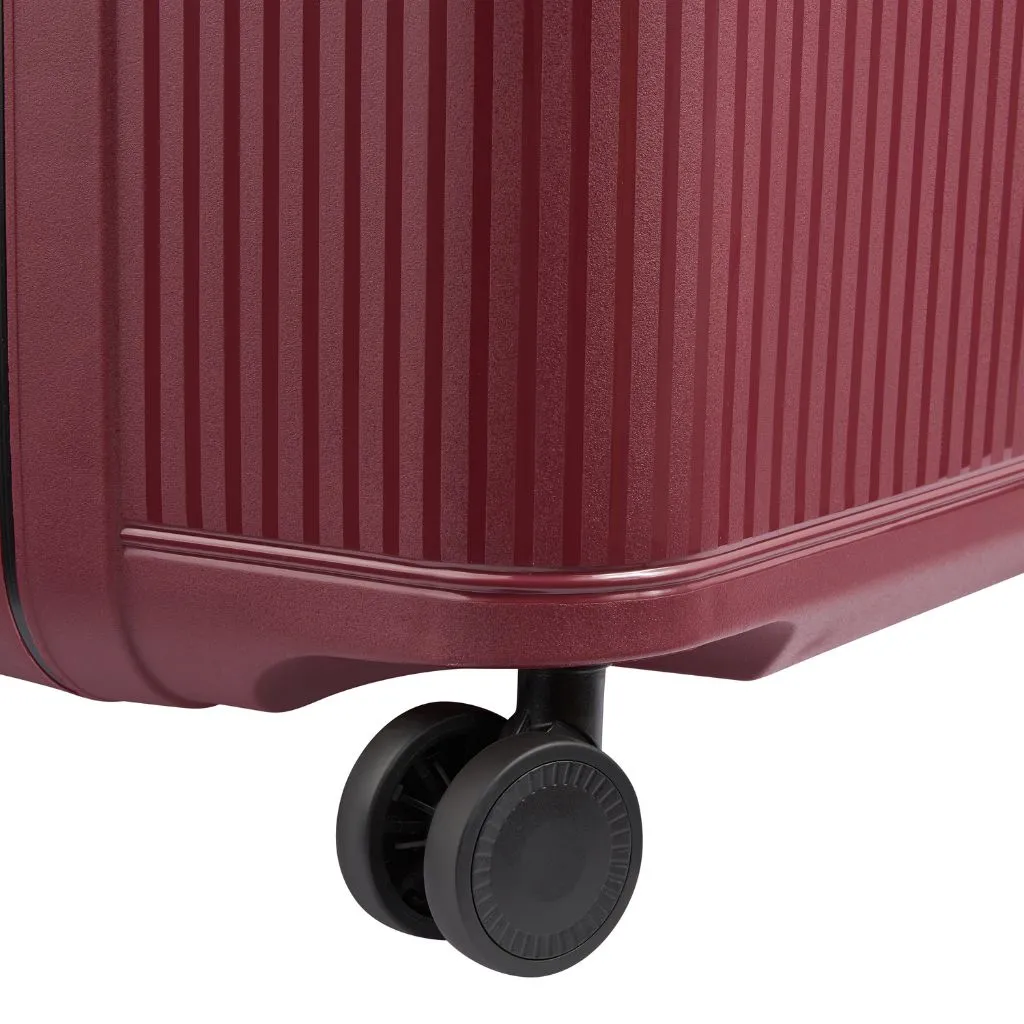 Securitech By Delsey Stone 76cm Large Hardsided Luggage Burgundy