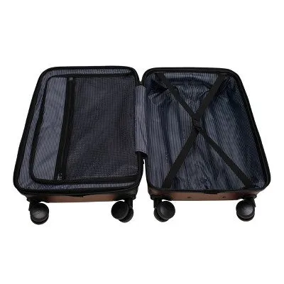 Skyline Hardside Carry On Suitcase Hardshell 8-Wheel Spinner Luggage