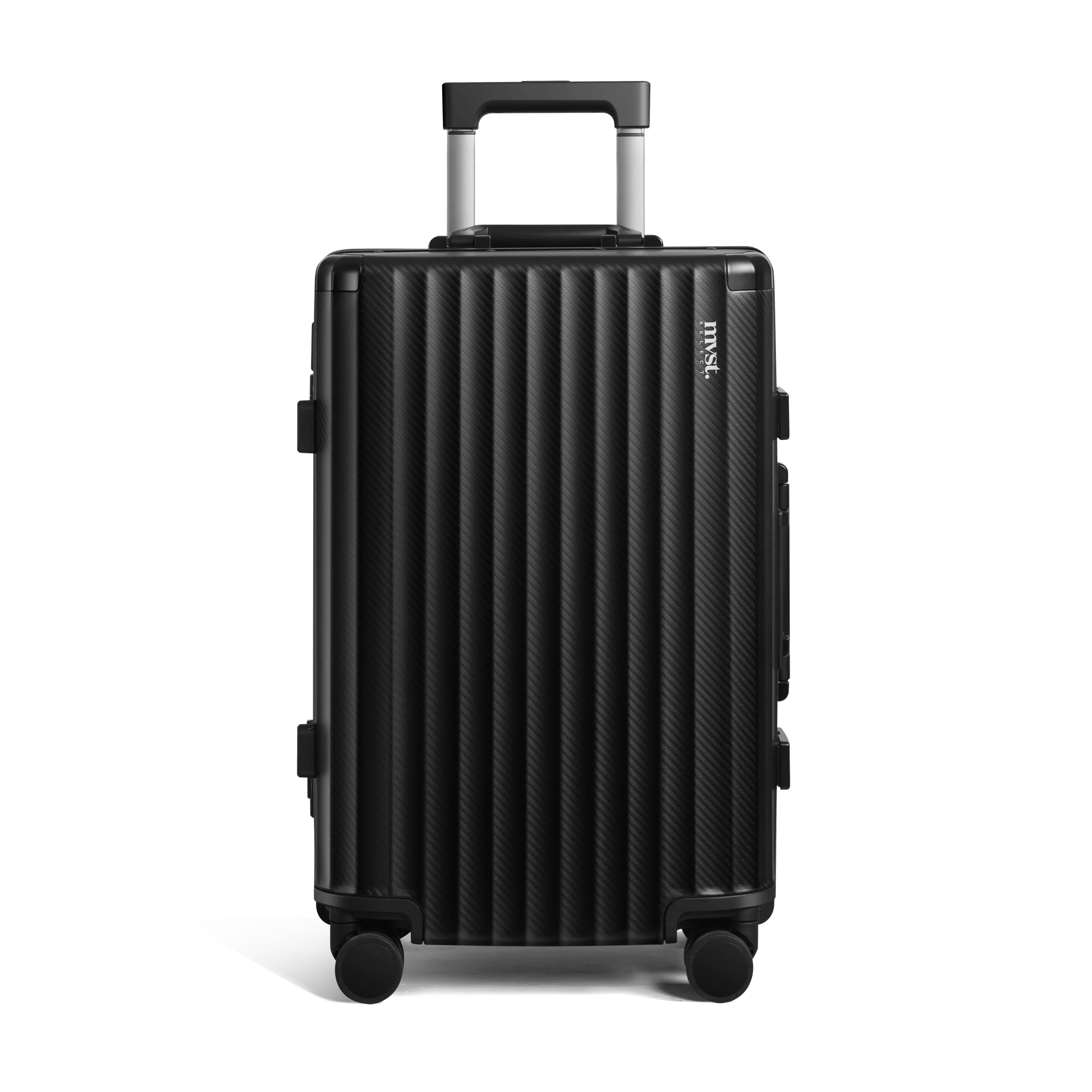 SPACE Aluminum Suitcase Black