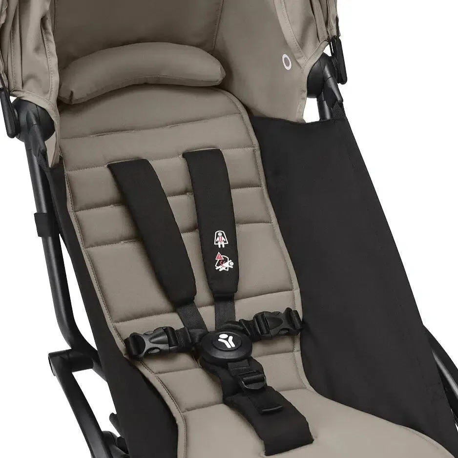 Stokke - YOYO 3 Stroller 6  - Black Frame   Taupe