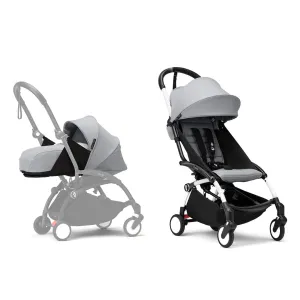 Stokke® YOYO³ Complete Stroller - White/Stone