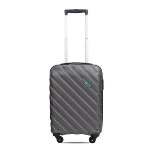 THE CLOWNFISH Armstrong Luggage ABS Hard Case Suitcase Four Wheel Trolley Bag- Copper Silver (Small Size,54 cm-20 inch)