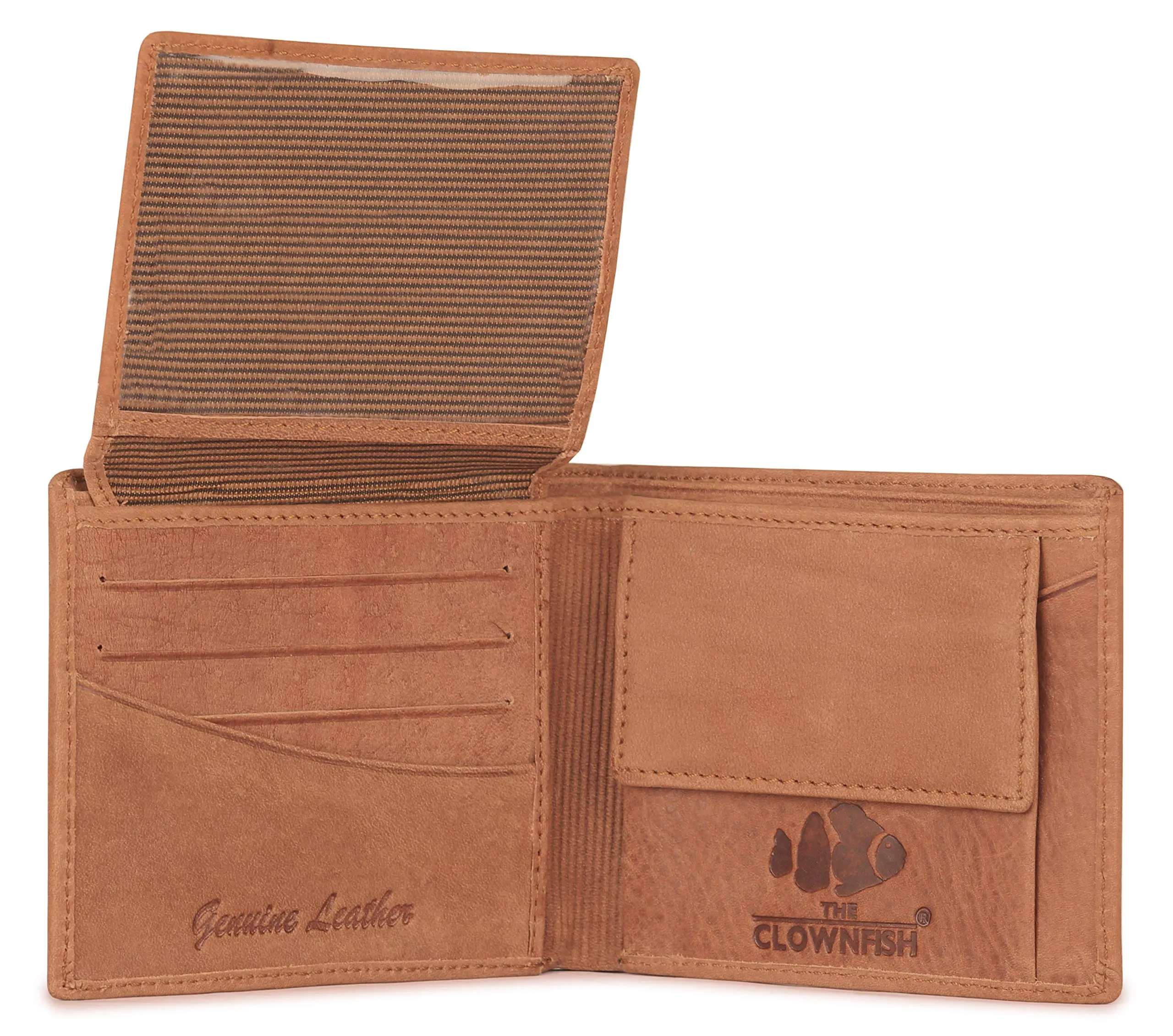 The Clownfish Brown Men's Wallet (TCFWGL-GTOBR7)