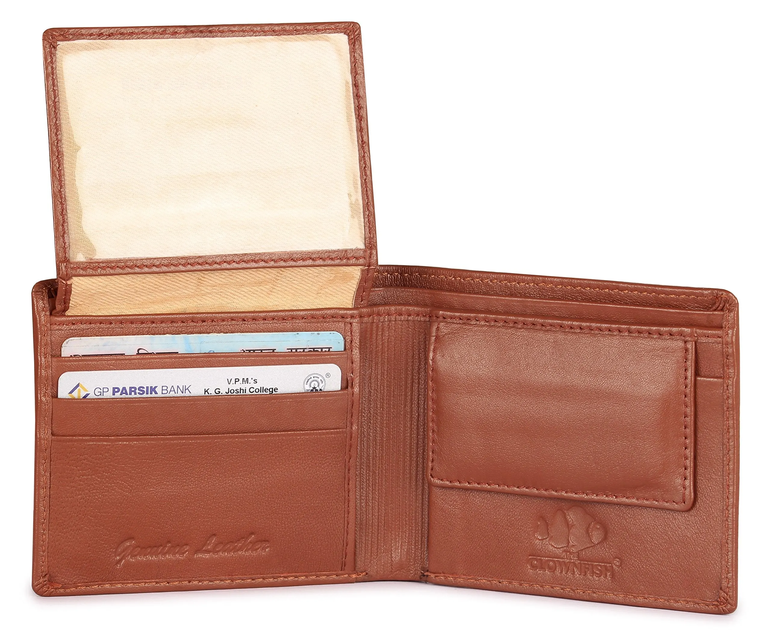 The Clownfish Cinnamon Men's Wallet (TCFGL-GTCIN5)