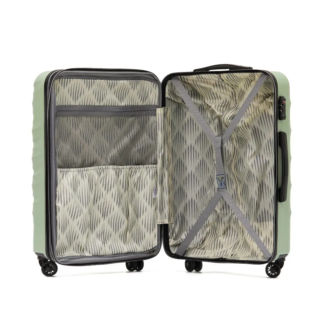 Tosca Interstellar Medium 68cm Hardsided Suitcase - Green