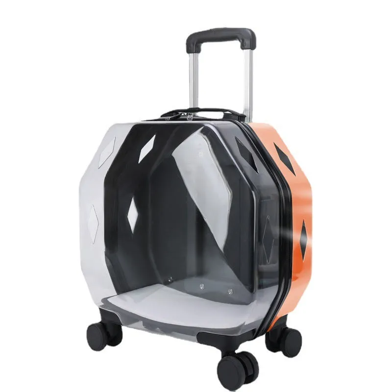 Transparent Backpack With Large Capacity And Ventilated / Mochila transparente con gran capacidad y ventilación