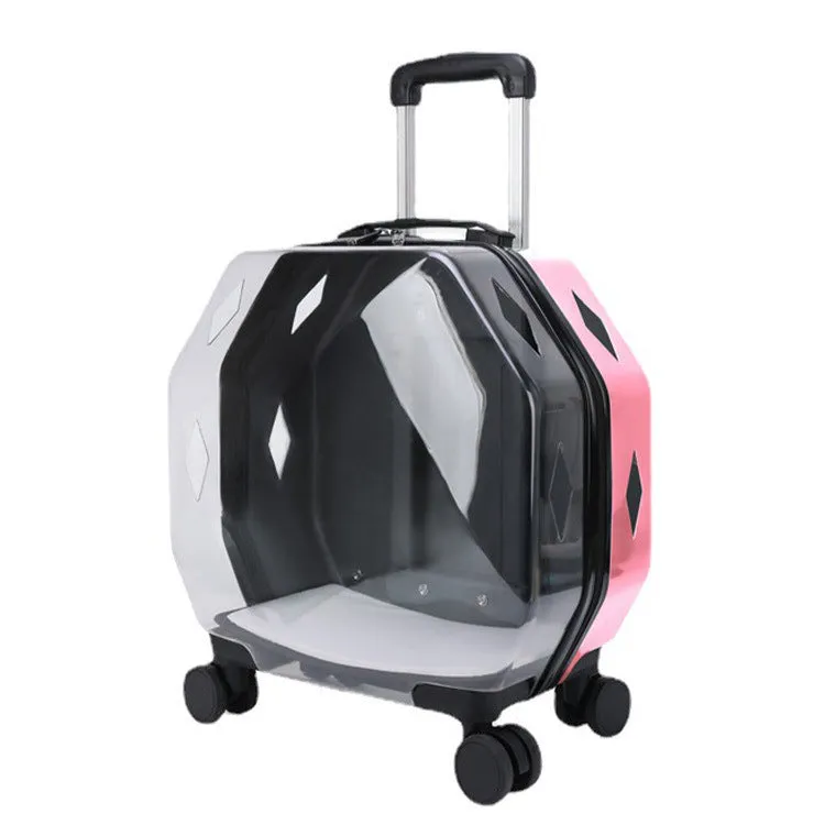 Transparent Backpack With Large Capacity And Ventilated / Mochila transparente con gran capacidad y ventilación