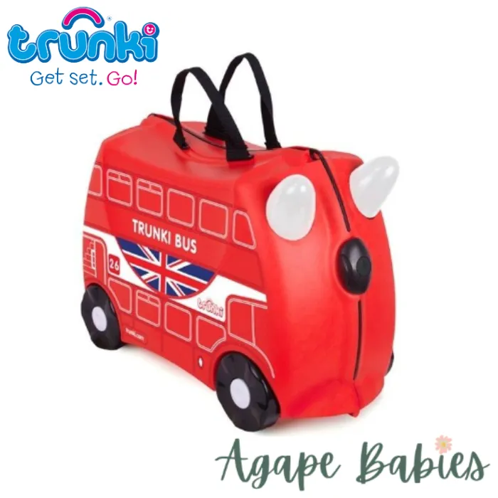 Trunki Luggage - Boris the Bus  (With 5 years Warranty)