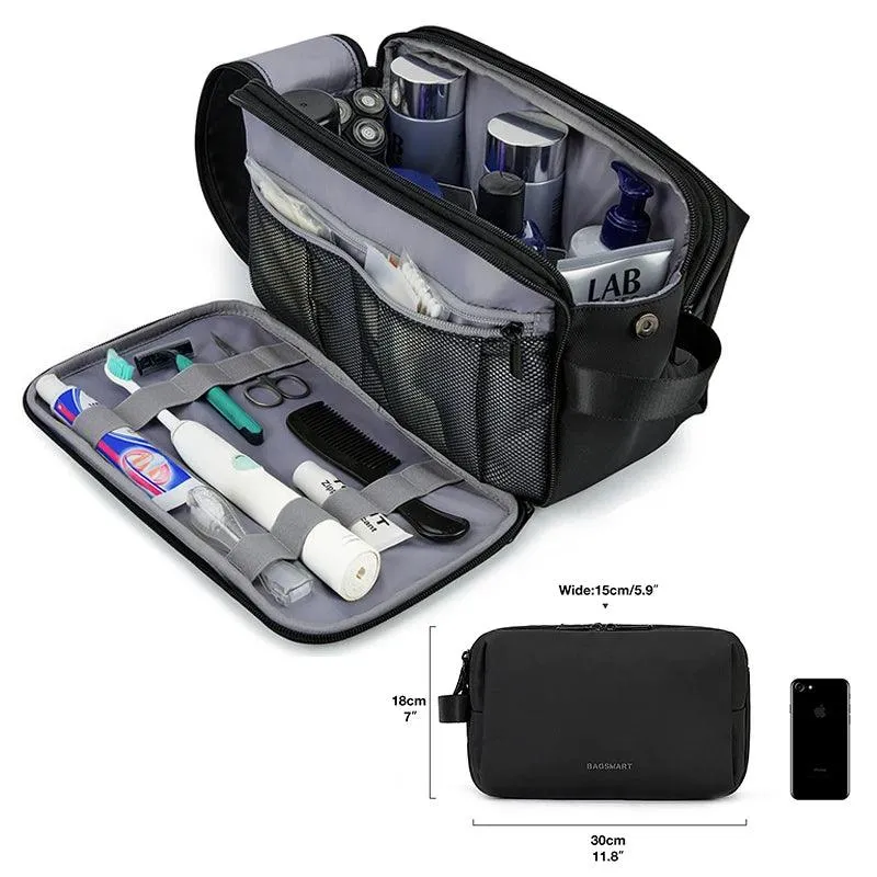 Waterproof Travel Cosmetic Bag Lightweight Kit for Women & Men